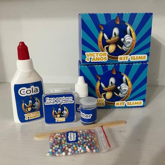 Kit Slime Sonic Embalagens Personalizadas