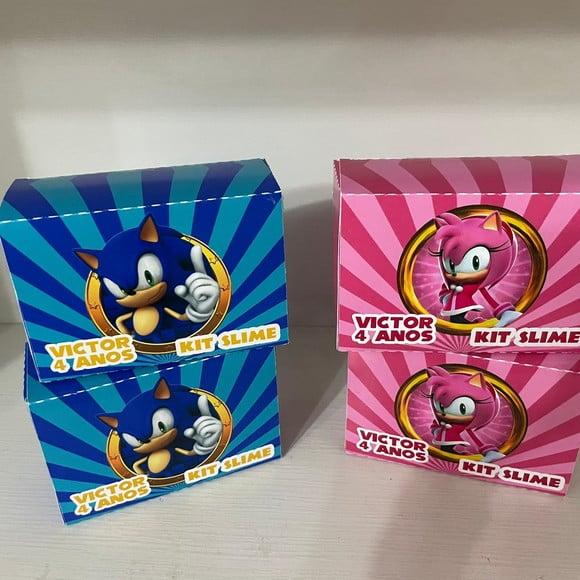 Kit Slime Sonic Embalagens Personalizadas