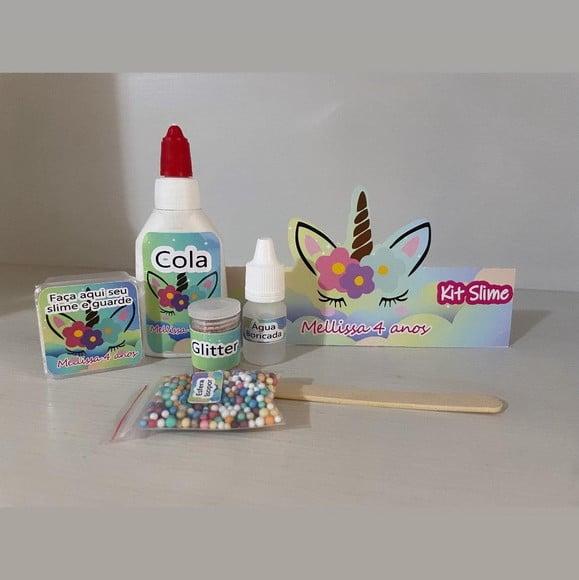 Kit Slime Unicornio Embalagens Personalizadas