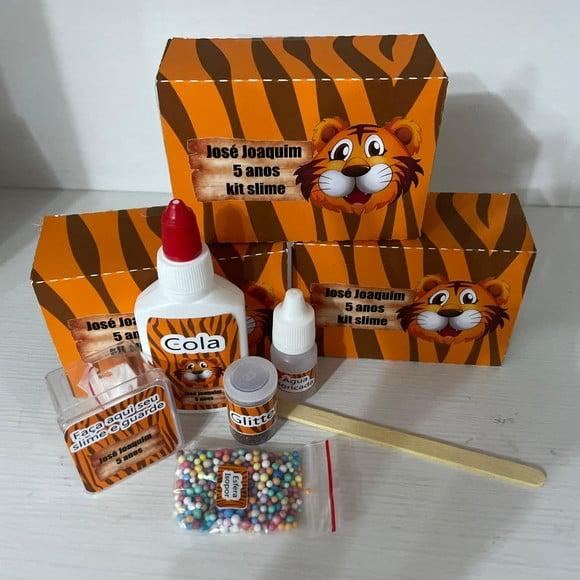 Kit Slime Tigre Embalagens Personalizadas