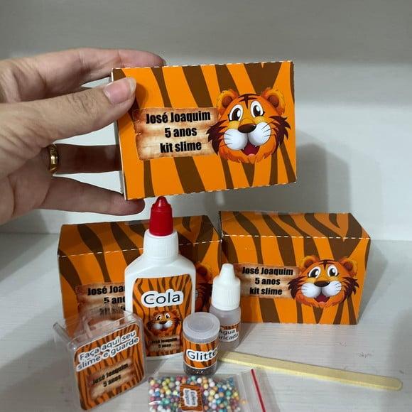 Kit Slime Tigre Embalagens Personalizadas