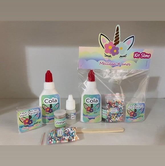 Kit Slime Unicornio Embalagens Personalizadas