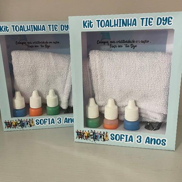 Kit Tie Dye Apenas Caixa e Tintas
