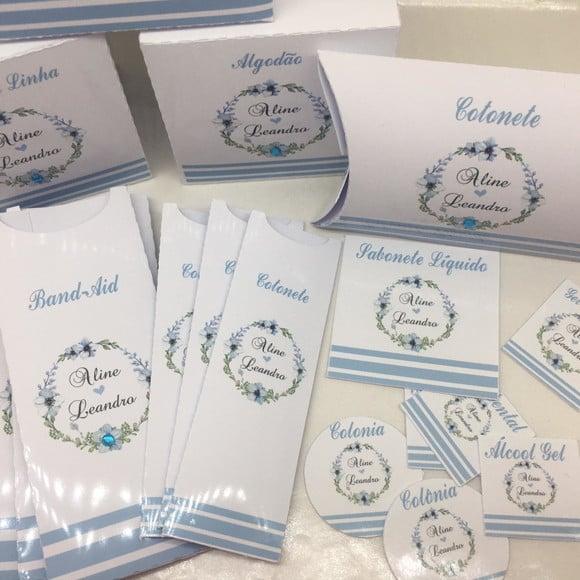 Kit Toalete Azul