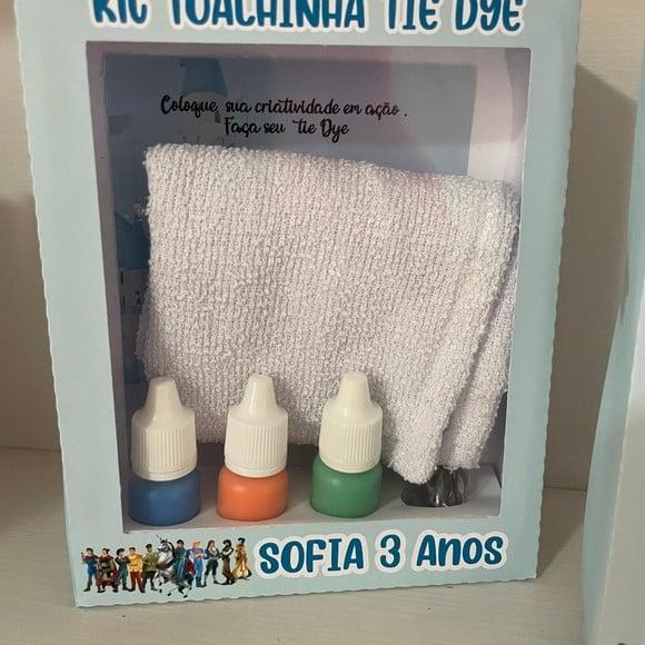 Kit Toalhinha Tie Dye Príncipe