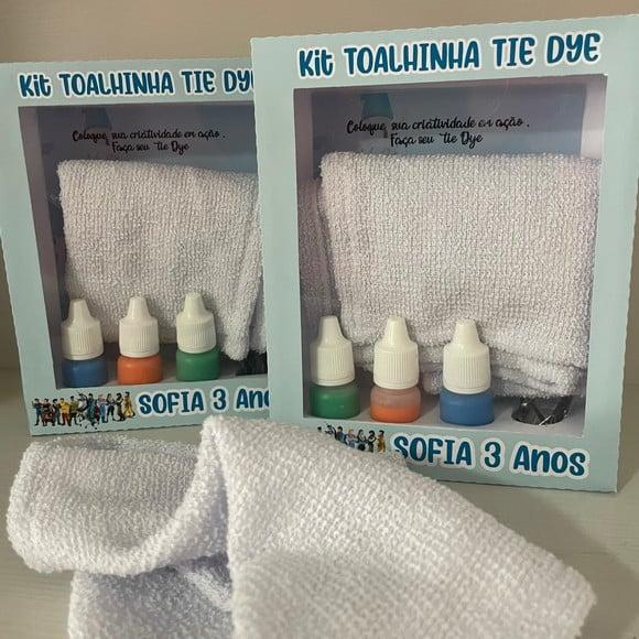 Kit Toalhinha Tie Dye Príncipe