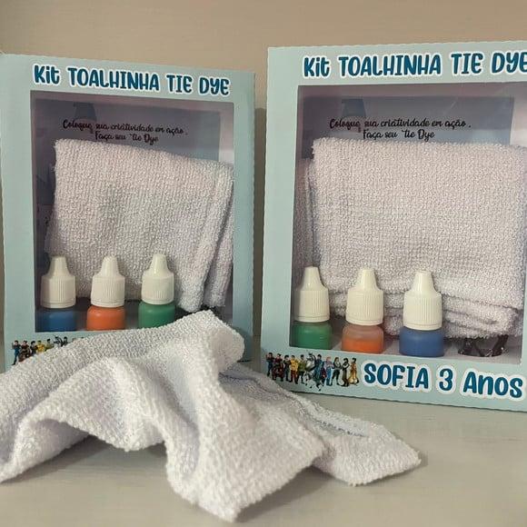 Kit Toalhinha Tie Dye Príncipe