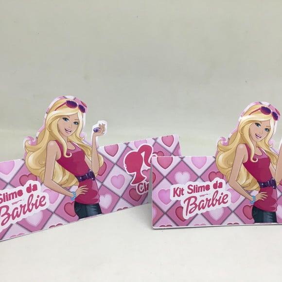Lapela para lembrancinha Barbie