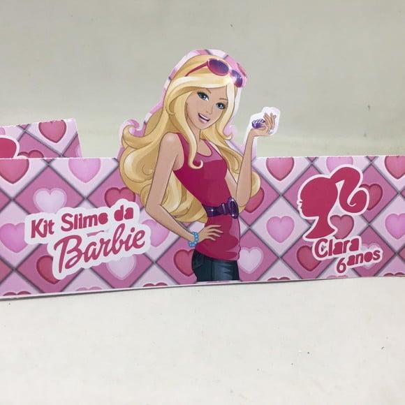 Lapela para lembrancinha Barbie