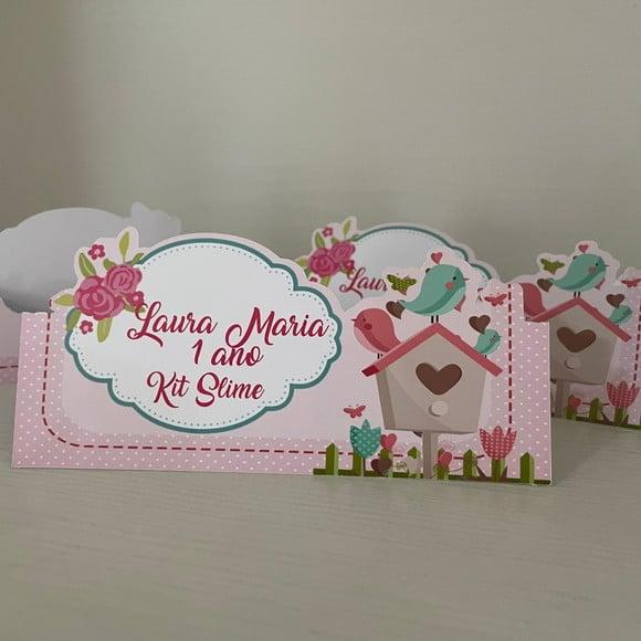 Lapela para Lembrancinha Jardim Encantado