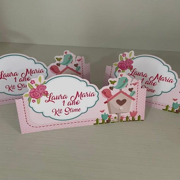 Lapela para Lembrancinha Jardim Encantado