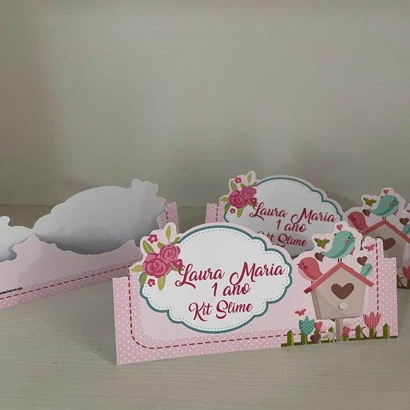 Lapela para Lembrancinha Jardim Encantado