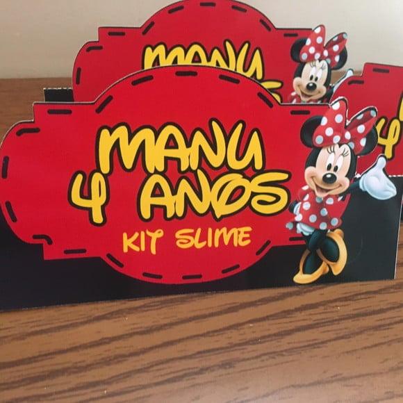 Lapela para lembrancinha Minnie