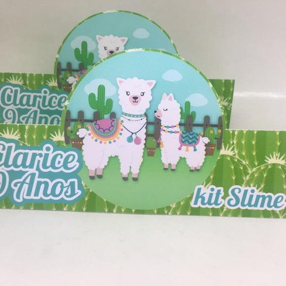 Lapela para lembrancinha Lhama