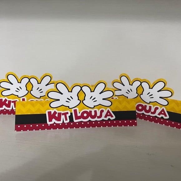 Lapela para Lembrancinha Mickey