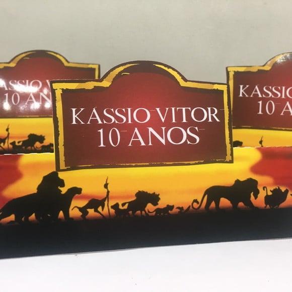 Lapela para lembrancinha Rei Leão