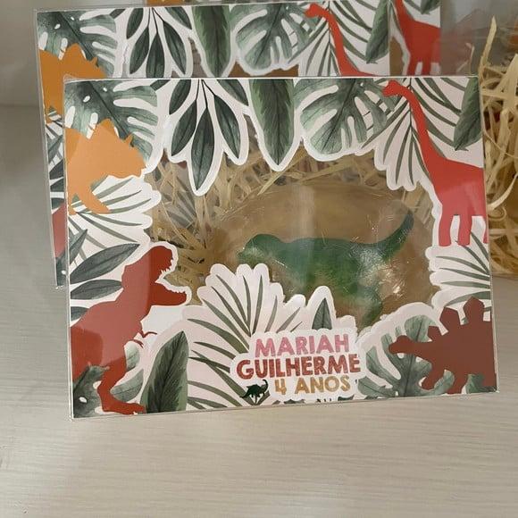 Lembrancinha Dinossauro Aquarelado