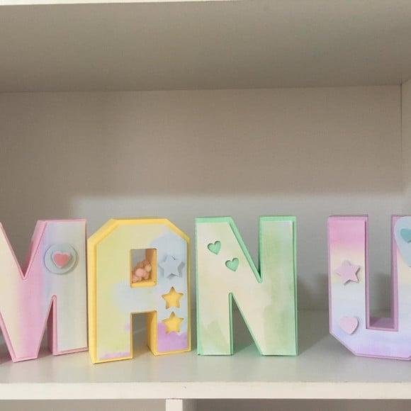 Letras 3d Candy Color