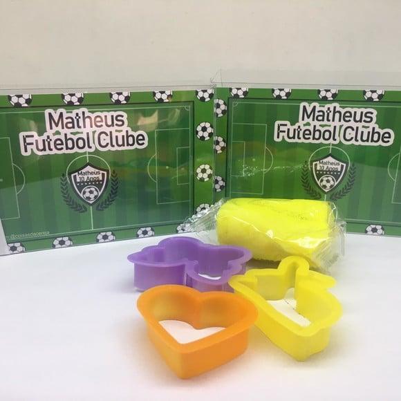 Massinha Modelar Tema Futebol