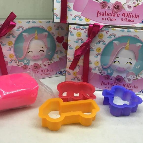 Massinha Modelar Tema Unicórnio