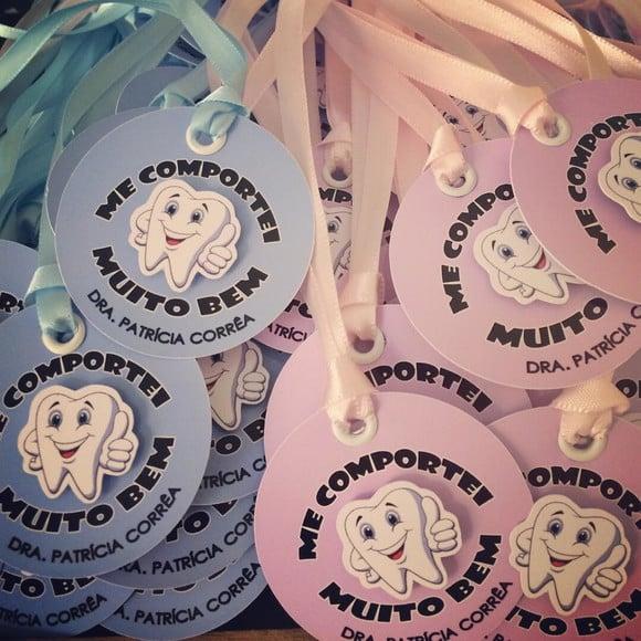 Medalhas de Papel Dentista