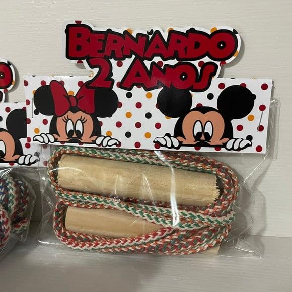 Pula Corda Minnie e Mickey Personalizada