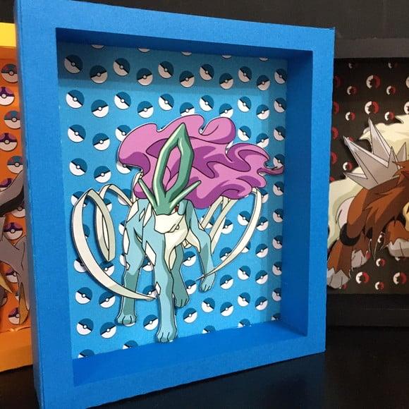 Quadros Personalizado em Papel Pokémon