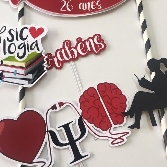 Topo de Bolo Psicologia