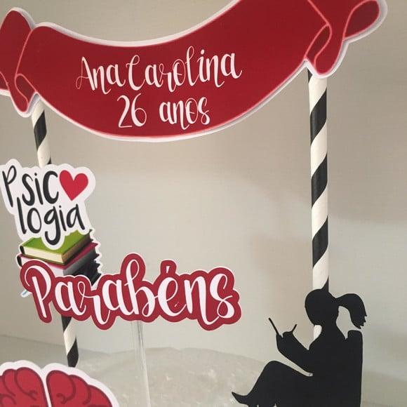 Topo de Bolo Psicologia