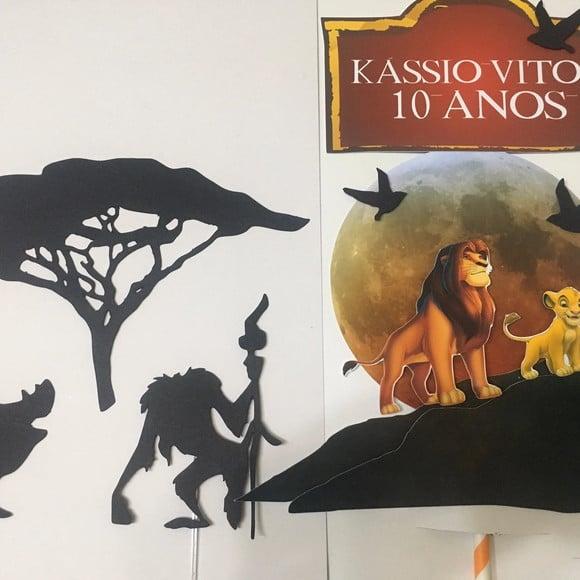 Topo de Bolo Rei Leão
