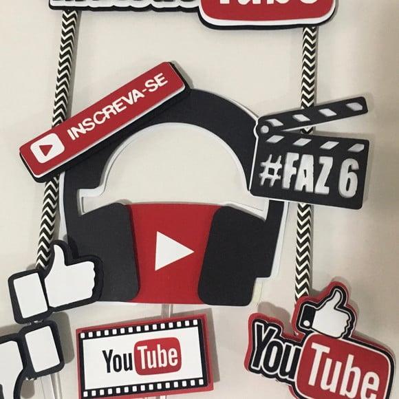 Topo de Bolo Youtube