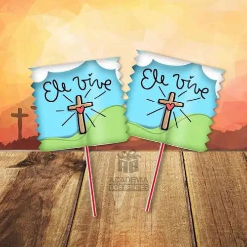 50 Pirulitos Personalizados Páscoa