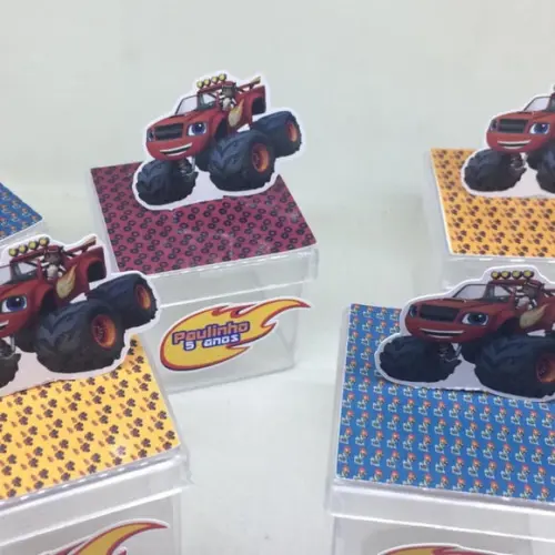 Caixa Acrílico Blaze Monster Machine