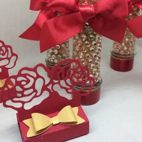 Caixinha Rosa Porta Bis