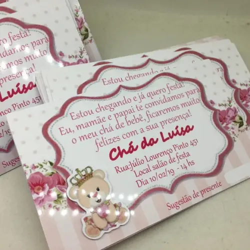 Convite Princesa Ursa