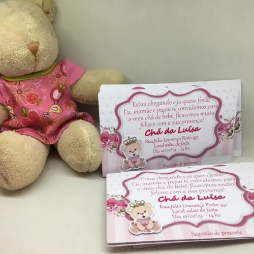 Convite Princesa Ursa