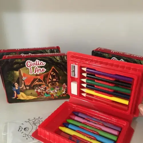Estojo Pintura Branca de Neve
