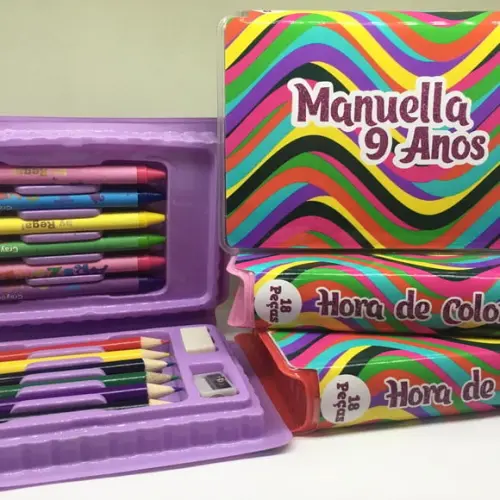 Estojo Pintura Neon