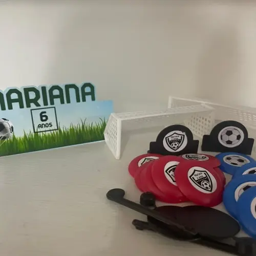 Jogo de Botão Futebol Personalizado Duplo