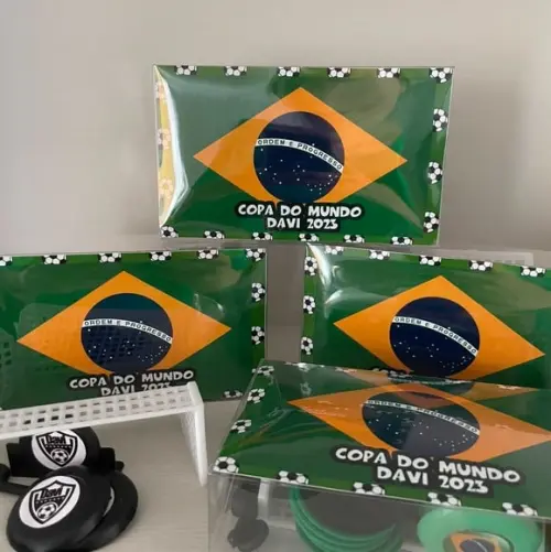 Jogo de Botão Futebol Personalizado Copa do Mundo Duplo