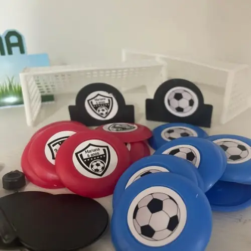 Jogo de Botão Futebol Personalizado Duplo