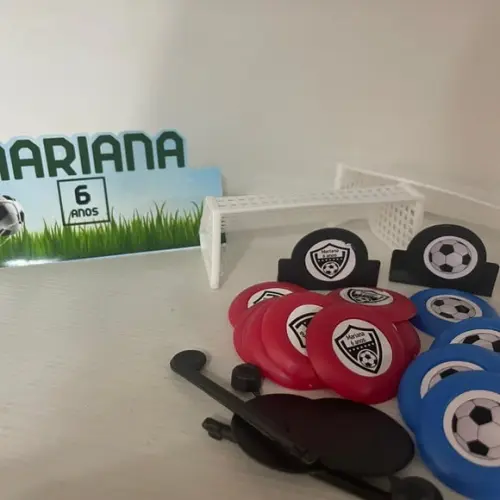 Jogo de Botão Futebol Personalizado Duplo