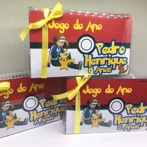 Jogo de Botão Futebol Personalizado Pokemon Duplo