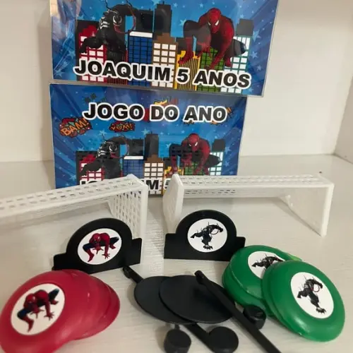Jogo de Botão Futebol Personalizado Super Heróis