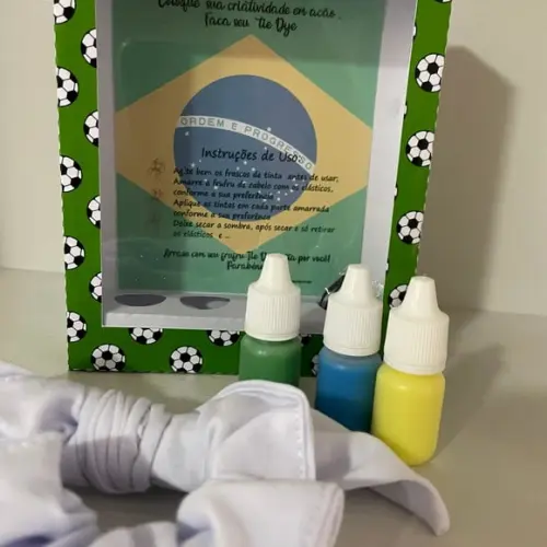 Kit Frufru Tie Dye Copa do Mundo