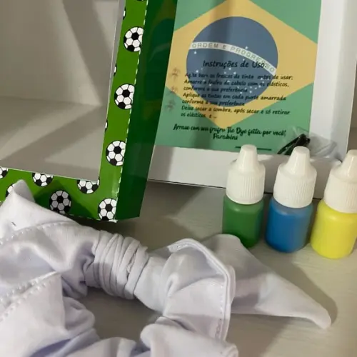 Kit Frufru Tie Dye Copa do Mundo