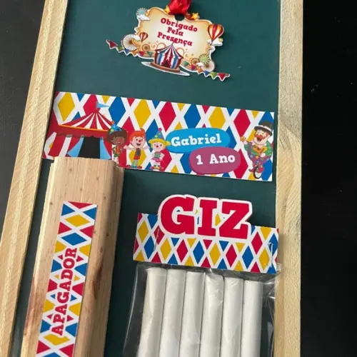 Kit Lousa com Apagador Circo