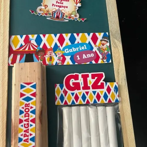 Kit Lousa com Apagador Circo