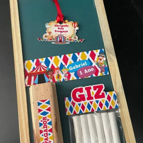 Kit Lousa com Apagador Circo