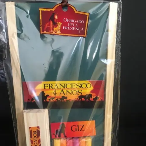 Kit Lousa com Apagador Rei Leão